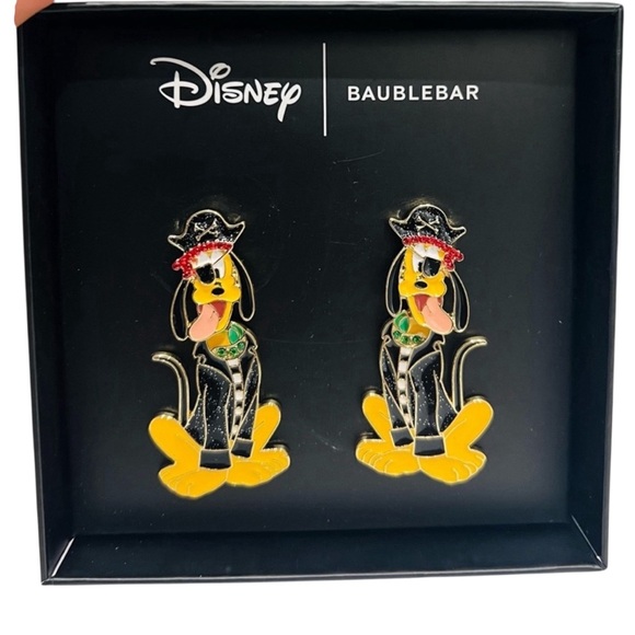 BAUBLEBAR DISNEY Halloween Pirate Pluto Dangle Earrings - Picture 1 of 3